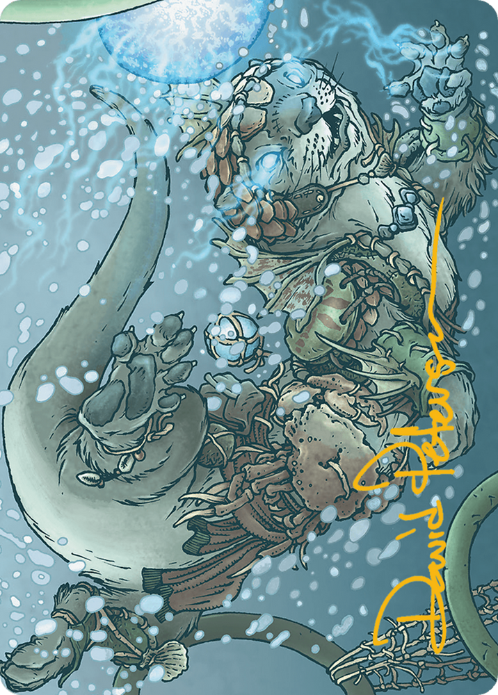 Kitsa, Otterball Elite Art Card (Gold-Stamped Signature) [Bloomburrow Art Series] Magic: The Gathering