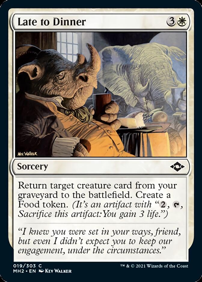 Late to Dinner [Modern Horizons 2] Magic: The Gathering