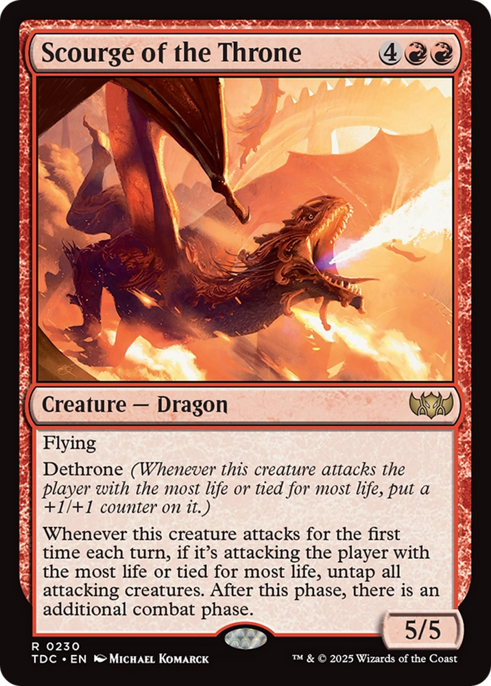 Scourge of the Throne [Tarkir: Dragonstorm Commander] Magic: The Gathering