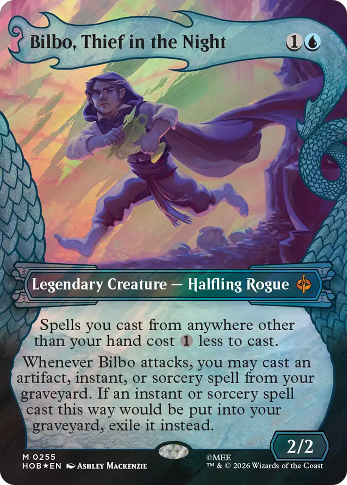 Bilbo, Thief in the Night (Showcase) (Surge Foil) [The Hobbit] Magic: The Gathering