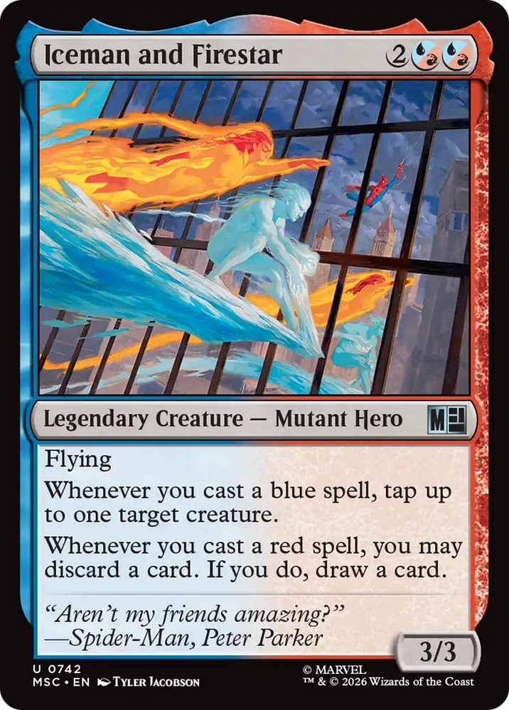 Iceman and Firestar [Marvel Super Heroes] Magic: The Gathering