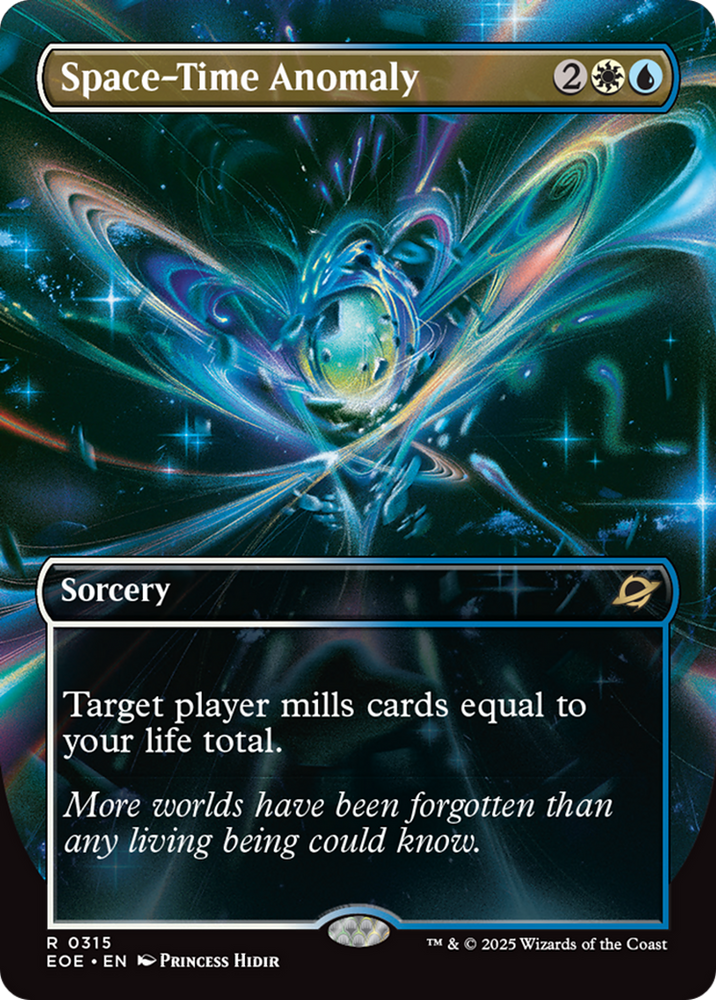 Space-Time Anomaly (Borderless) [Edge of Eternities] Magic: The Gathering