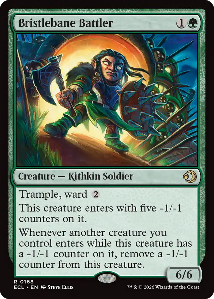 Bristlebane Battler [Lorwyn Eclipsed] Magic: The Gathering