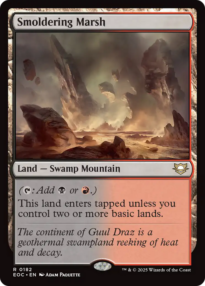 Smoldering Marsh [Edge of Eternities Commander] Magic: The Gathering