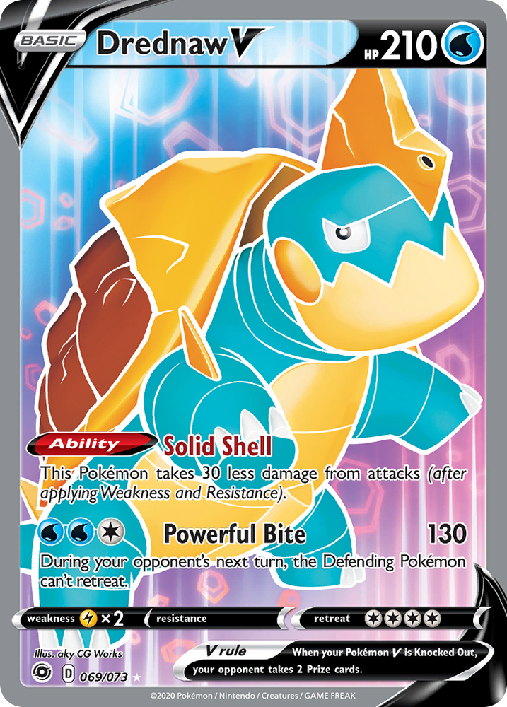 Drednaw V (069/073) [Sword & Shield: Champion's Path] Pokémon