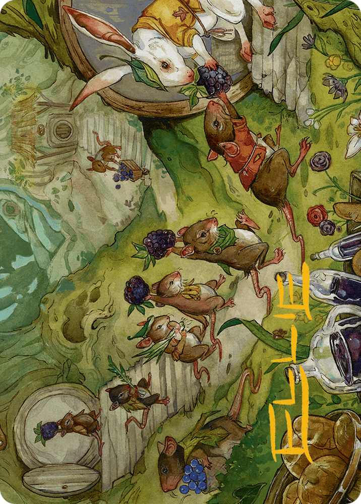 For the Common Good Art Card (43/54) (Gold-Stamped Signature) [Bloomburrow Art Series] Magic: The Gathering