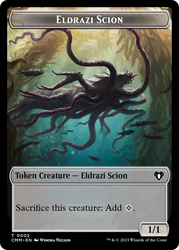 Eldrazi Scion // Spider Double-Sided Token [Commander Masters Tokens] Magic: The Gathering