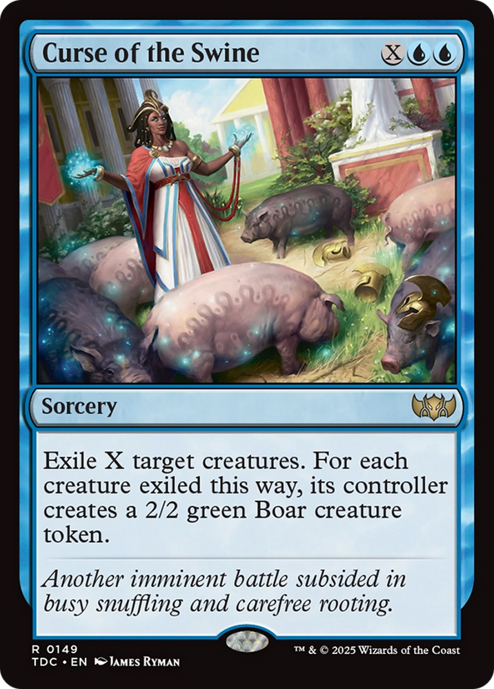 Curse of the Swine [Tarkir: Dragonstorm Commander] Magic: The Gathering