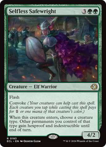 Selfless Safewright [Lorwyn Eclipsed]