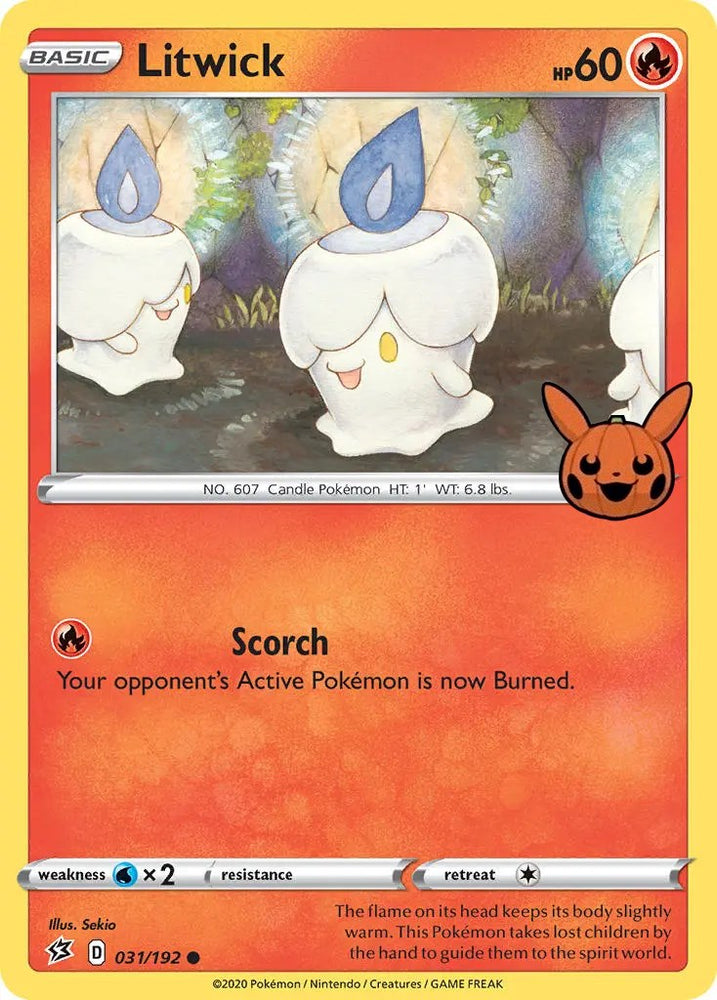 Litwick (031/192) [Trick or Trade] Pokémon