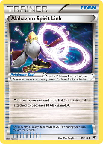 Alakazam Spirit Link (90/124) [XY: Fates Collide] Pokémon