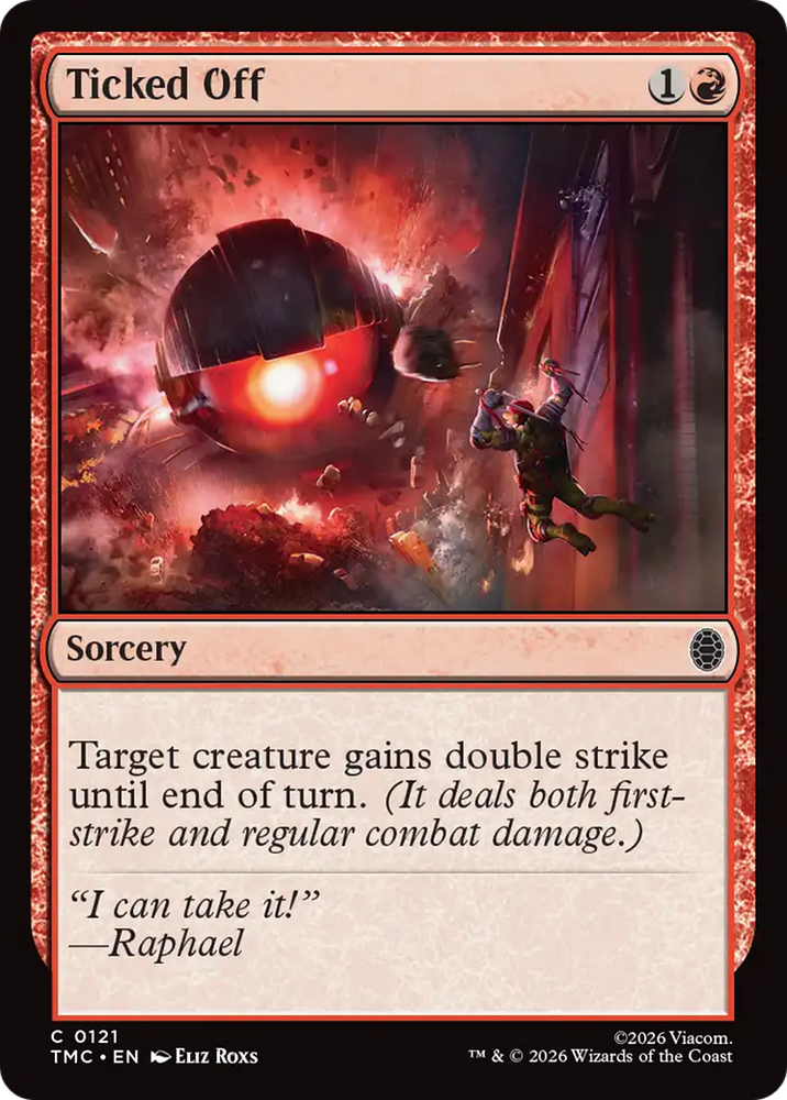 Ticked Off [Teenage Mutant Ninja Turtles Commander] Magic: The Gathering