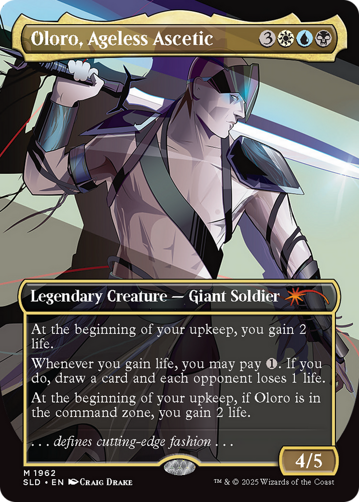 Oloro, Ageless Ascetic (Rainbow Foil) [Secret Lair Drop Series] Magic: The Gathering