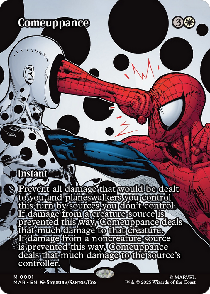 Comeuppance (Borderless) [Marvel Universe: Eternal-Legal] Magic: The Gathering