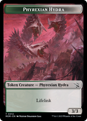 Elemental (9) // Phyrexian Hydra (12) Double-Sided Token [March of the Machine Tokens] Magic: The Gathering