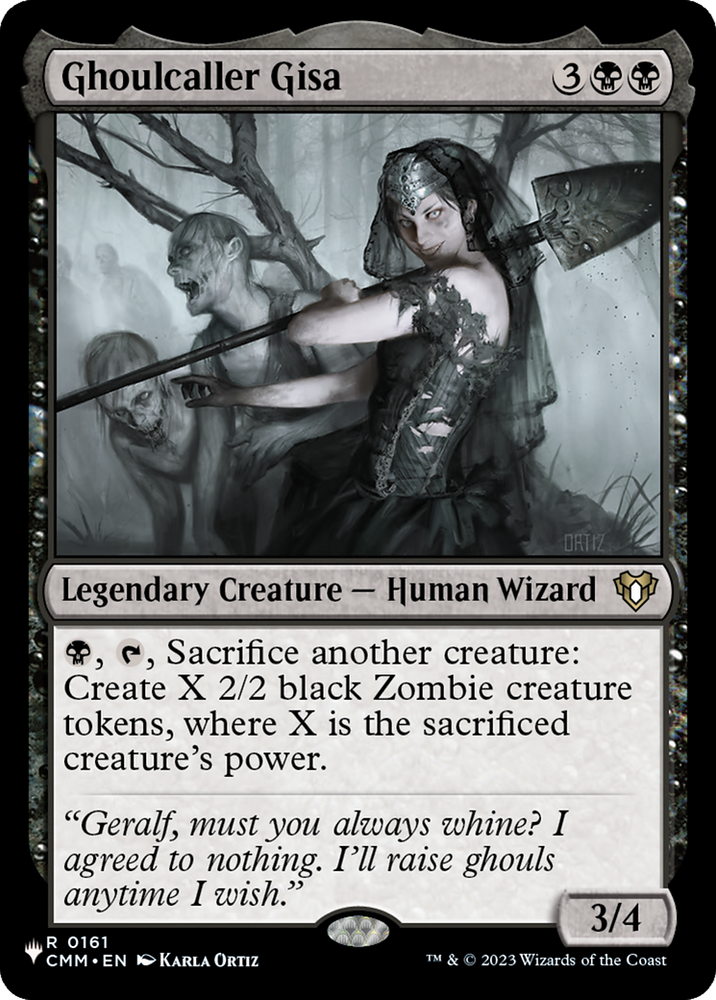 Ghoulcaller Gisa [The List] Magic: The Gathering