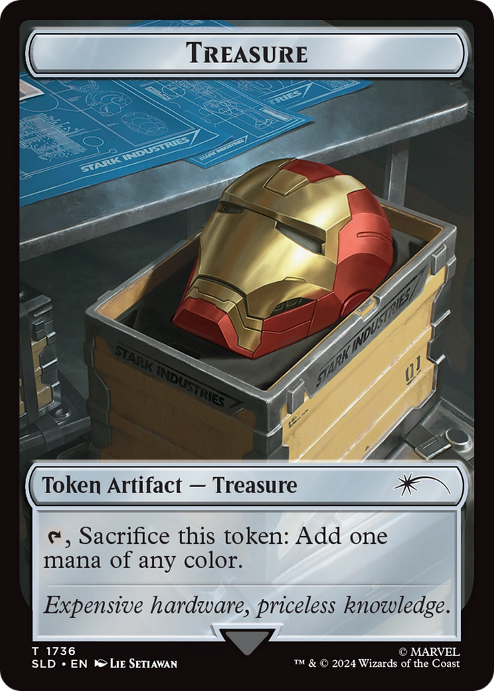 Treasure Token (1736) [Secret Lair Drop Series] Magic: The Gathering