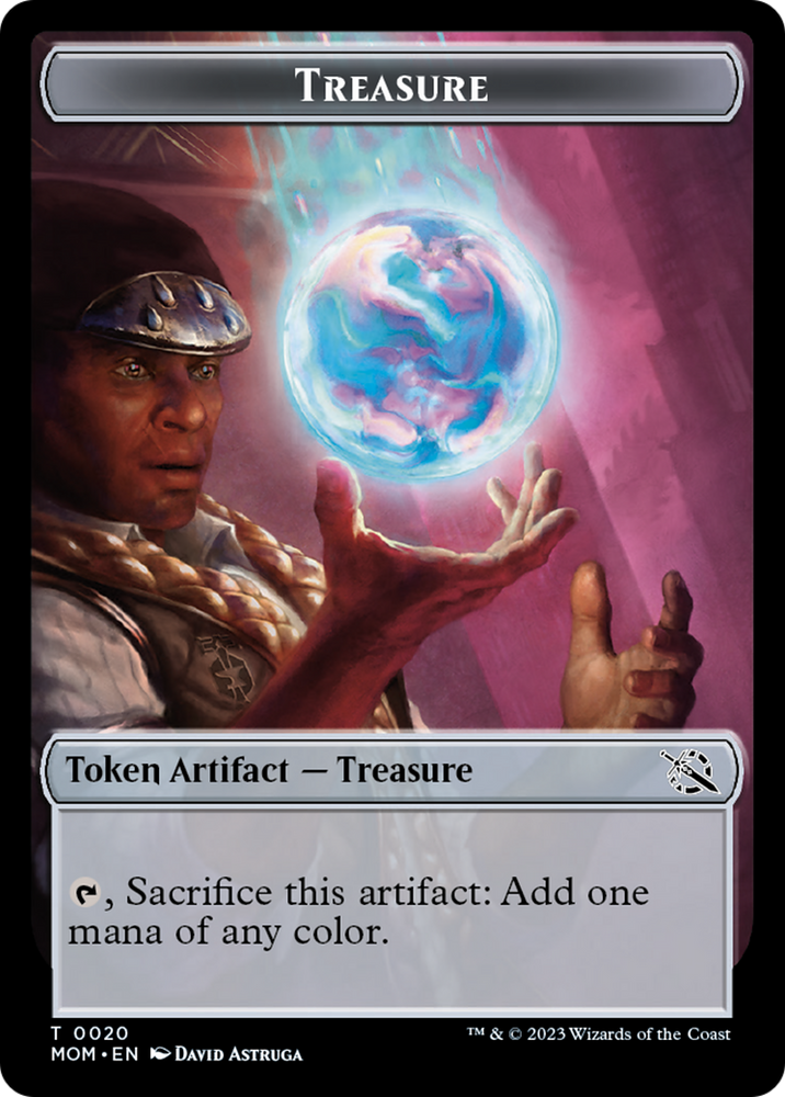 Treasure (20) // Thopter Double-Sided Token [March of the Machine Tokens] Magic: The Gathering