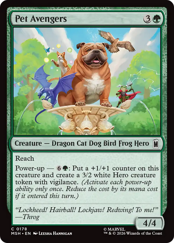 Pet Avengers [Marvel Super Heroes] Magic: The Gathering
