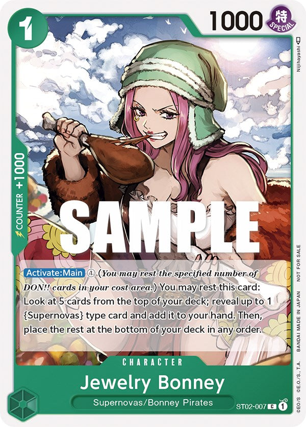 Jewelry Bonney (Tournament Pack Vol. 3) [Participant] [One Piece Promotion Cards] Bandai