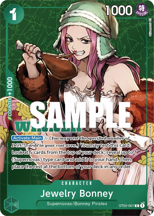 Jewelry Bonney (Tournament Pack Vol. 3) [Winner] [One Piece Promotion Cards] Bandai