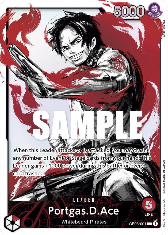 Portgas.D.Ace (Alternate Art) [Pillars of Strength] Bandai