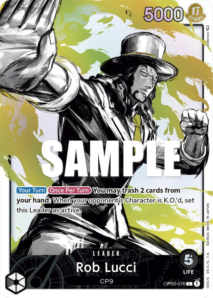 Rob Lucci (Alternate Art) [Pillars of Strength] Bandai