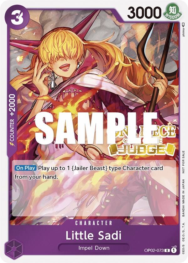 Little Sadi (Judge) [One Piece Promotion Cards] Bandai