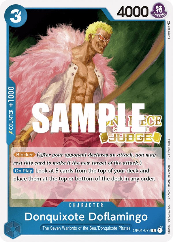 Donquixote Doflamingo (Judge) [One Piece Promotion Cards] Bandai