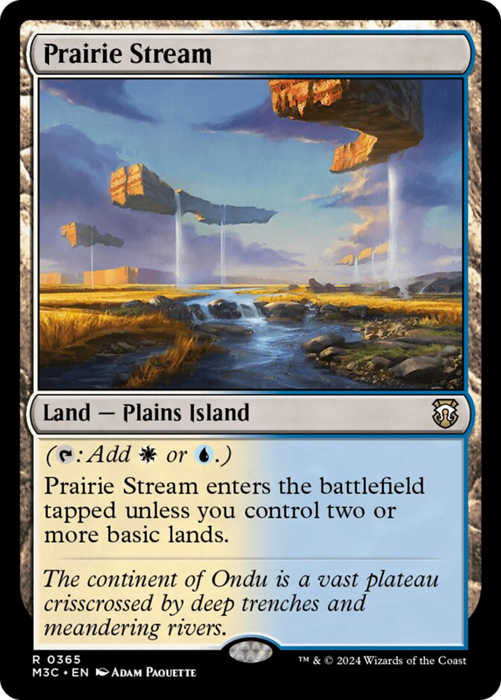 Prairie Stream [Modern Horizons 3 Commander] Magic: The Gathering
