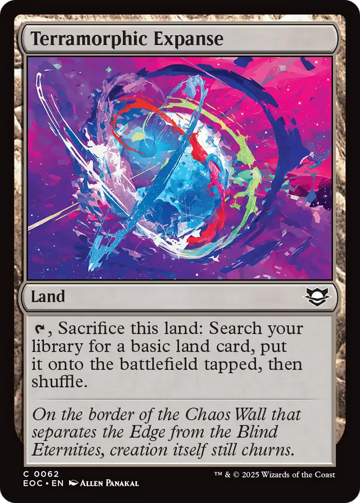 Terramorphic Expanse [Edge of Eternities Commander] Magic: The Gathering