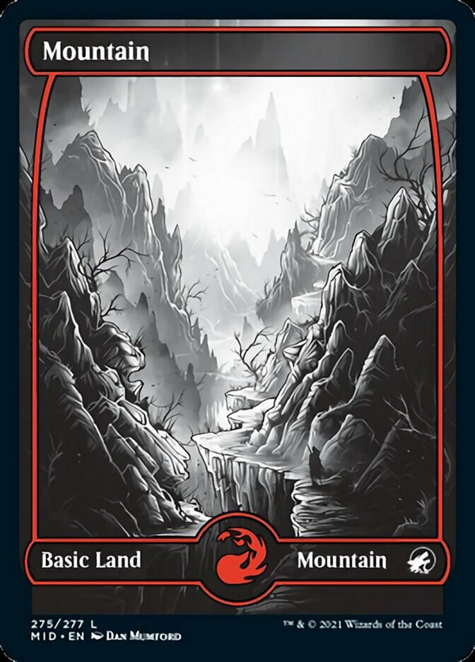 Mountain (275) [Innistrad: Midnight Hunt] Magic: The Gathering