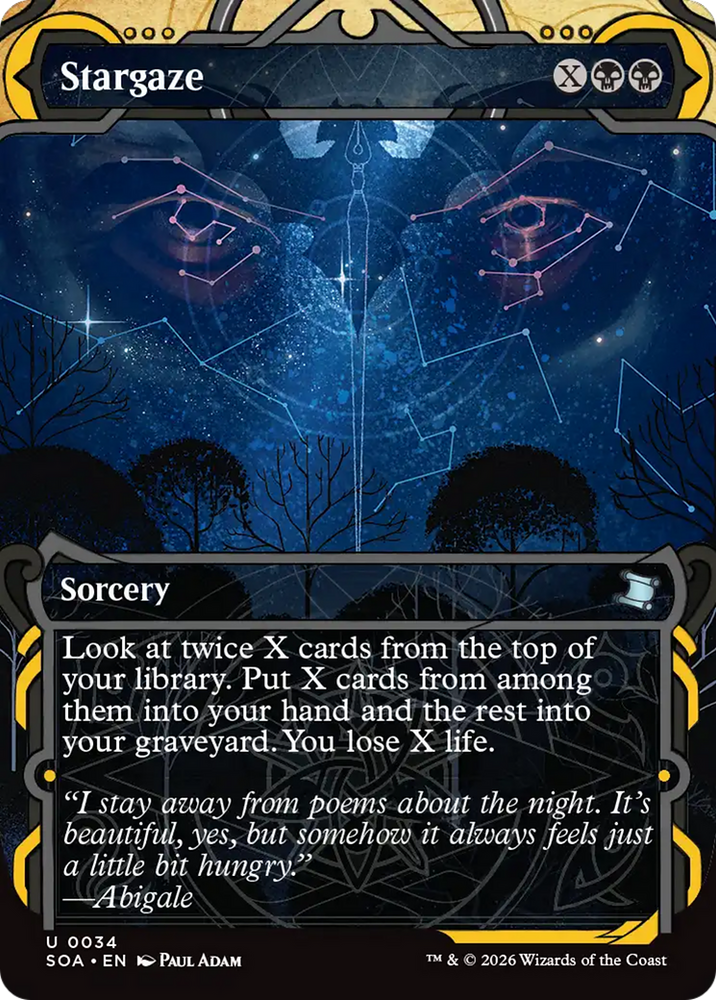 Stargaze [Secrets of Strixhaven: Mystical Archive] Magic: The Gathering
