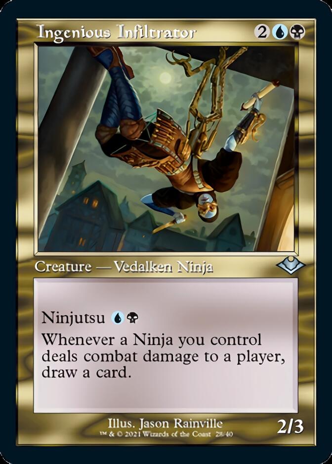Ingenious Infiltrator (Retro Foil Etched) [Modern Horizons] Magic: The Gathering