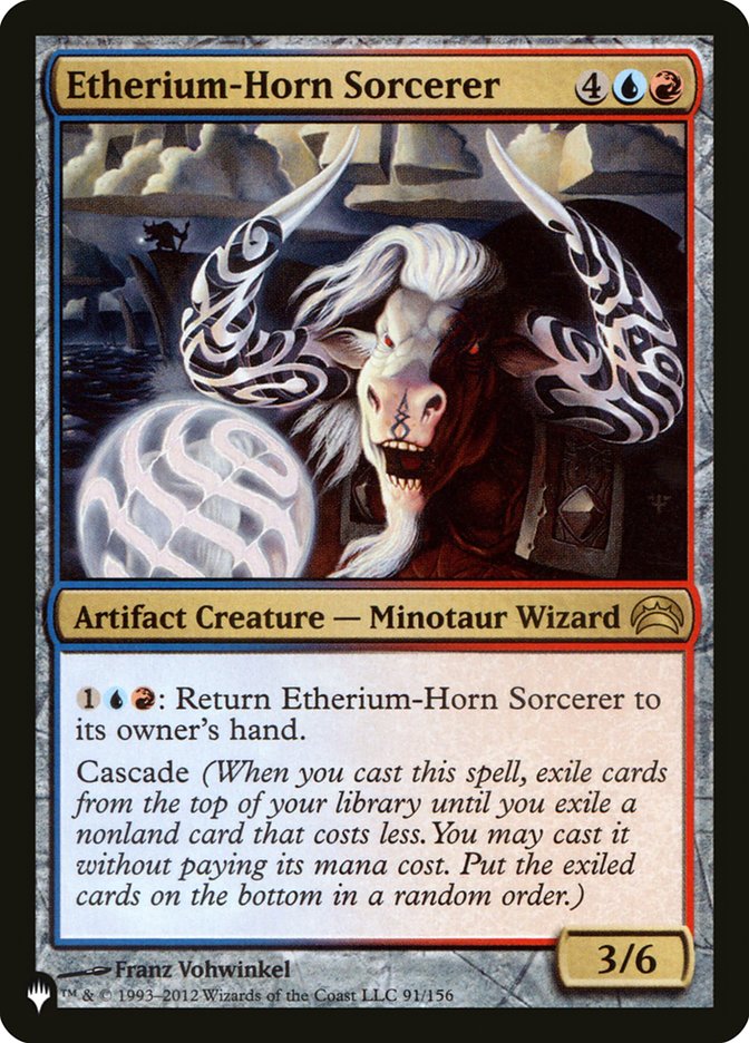 Etherium-Horn Sorcerer [The List] Magic: The Gathering