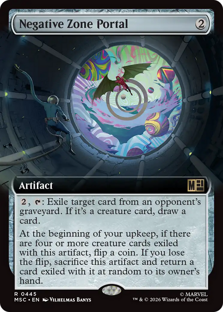 Negative Zone Portal (Extended Art) [Marvel Super Heroes Commander] Magic: The Gathering