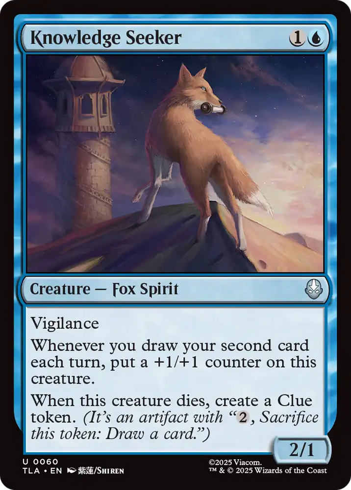 Knowledge Seeker [Avatar: The Last Airbender] Magic: The Gathering