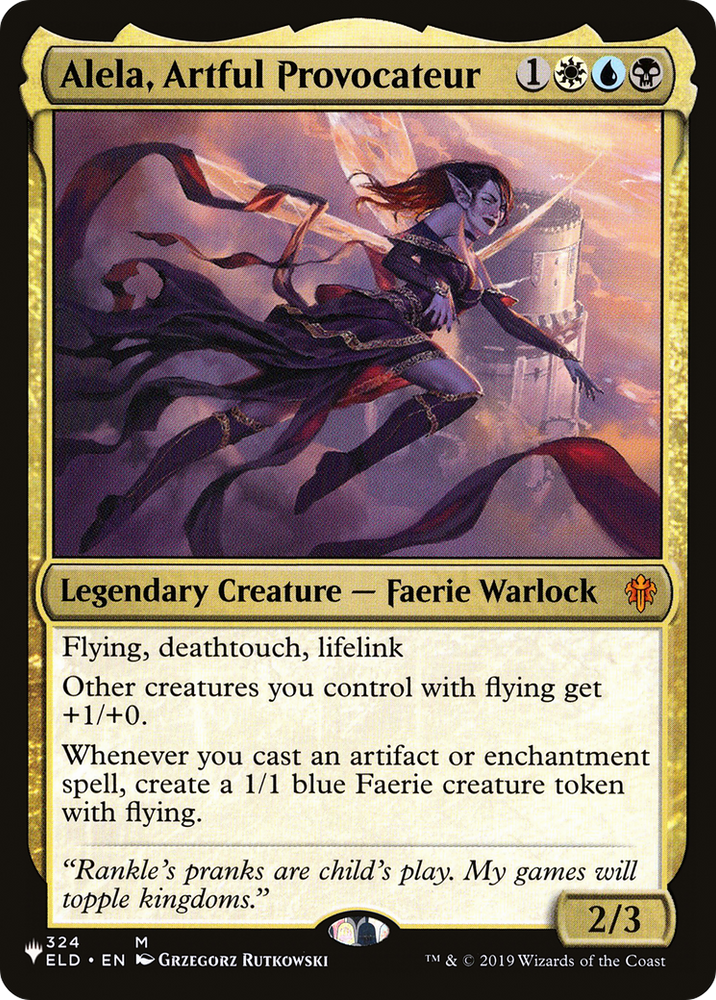 Alela, Artful Provocateur [The List] Magic: The Gathering