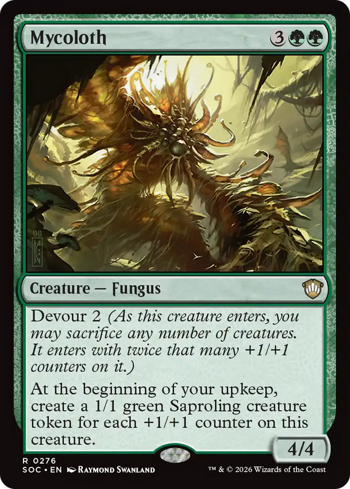 Mycoloth [Secrets of Strixhaven Commander] Magic: The Gathering