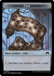 Phyrexian Germ // Clue Double-Sided Token [Modern Horizons 3 Tokens] Magic: The Gathering