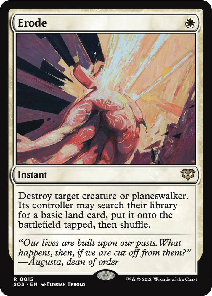 Erode [Secrets of Strixhaven] Magic: The Gathering