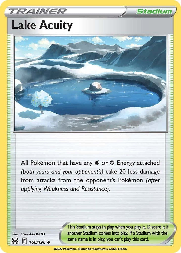 Lake Acuity (160/196) [Sword & Shield: Lost Origin] Pokémon