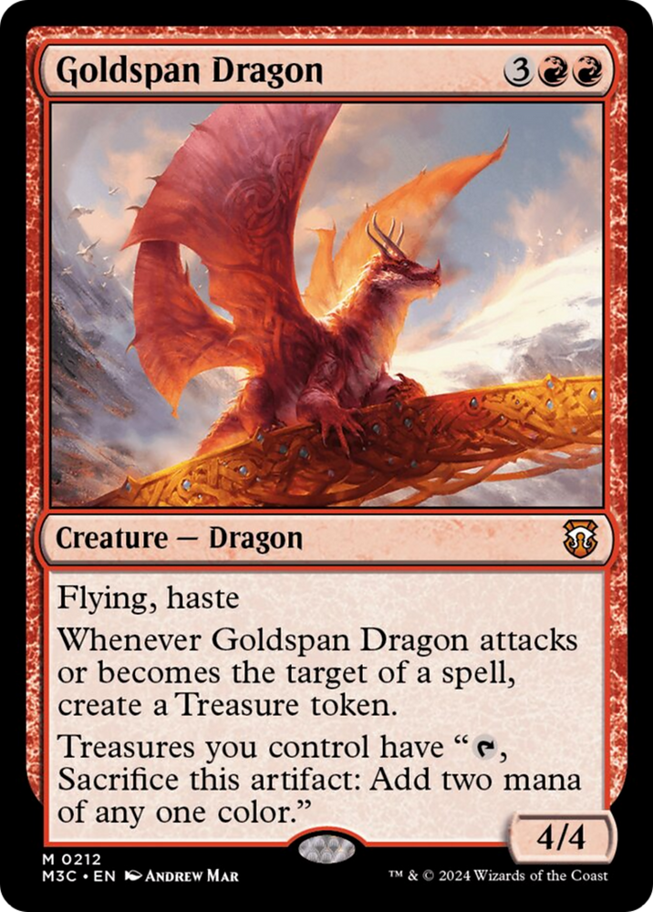 Goldspan Dragon [Modern Horizons 3 Commander] Magic: The Gathering