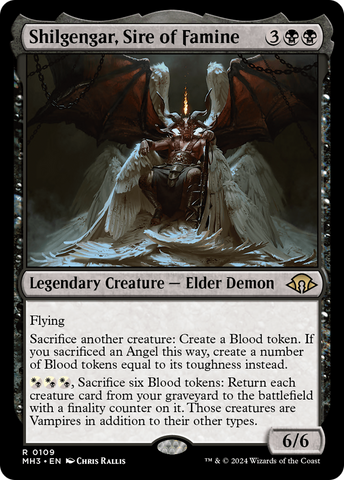 Shilgengar, Sire of Famine [Modern Horizons 3] Magic: The Gathering