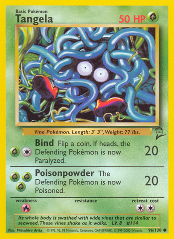 Tangela (96/130) [Base Set 2] Pokémon