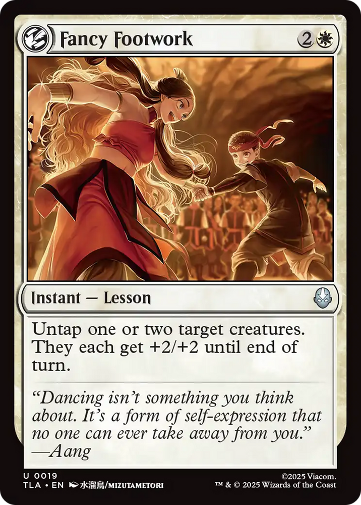 Fancy Footwork [Avatar: The Last Airbender] Magic: The Gathering