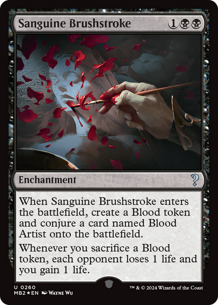 Sanguine Brushstroke [Mystery Booster 2] Magic: The Gathering