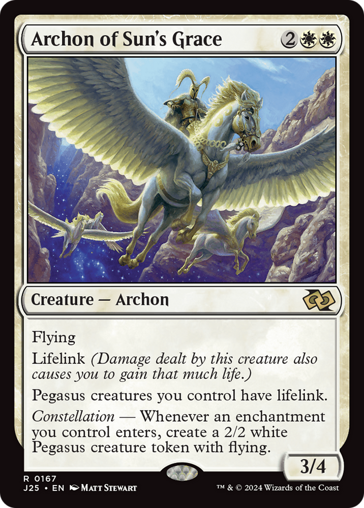 Archon of Sun's Grace [Foundations Jumpstart] Magic: The Gathering