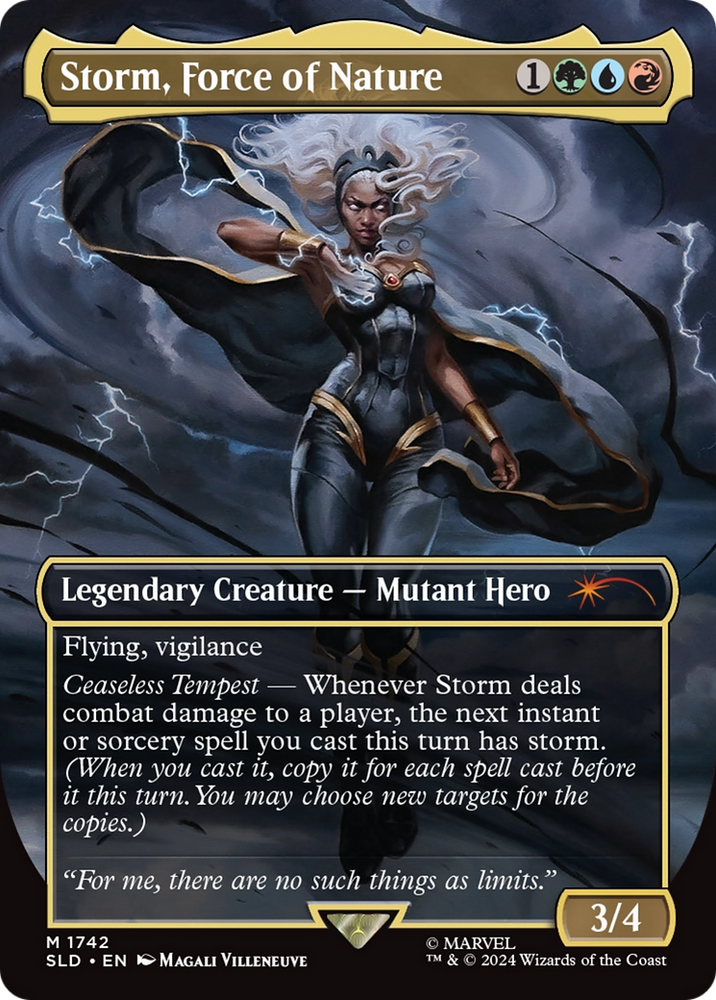Storm, Force of Nature (Rainbow Foil) [Secret Lair Drop Series] Magic: The Gathering