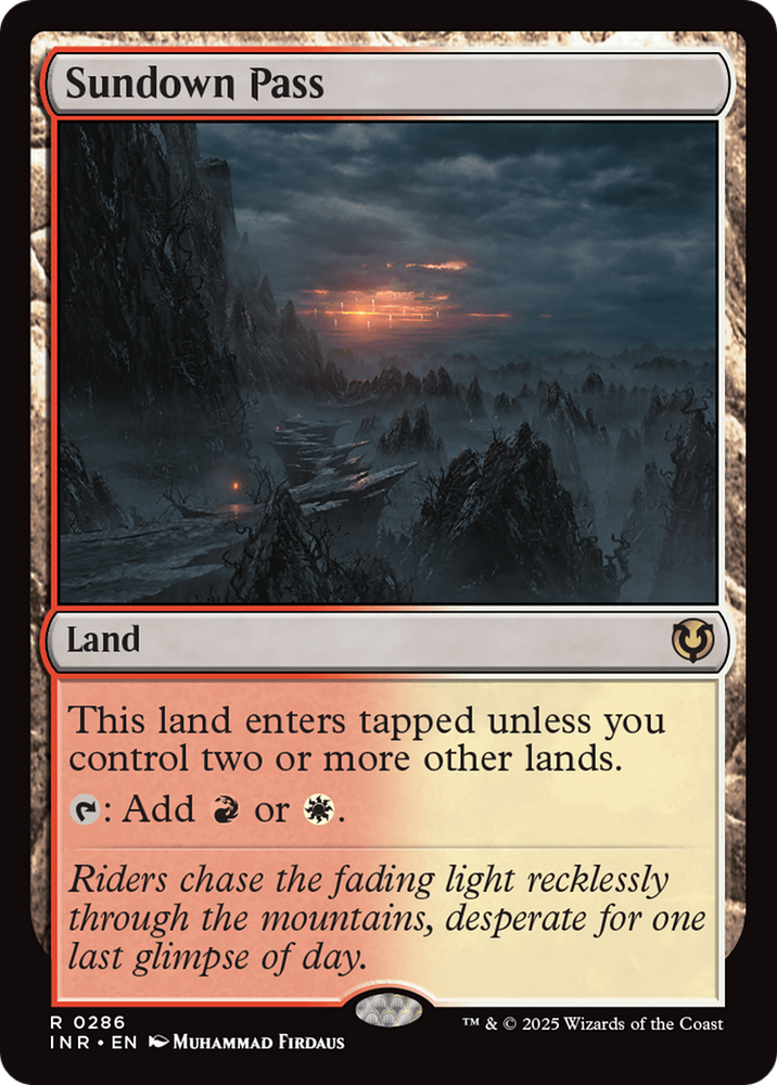 Sundown Pass [Innistrad Remastered] Magic: The Gathering